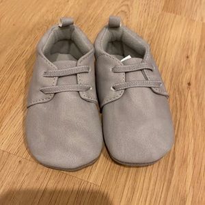 Grey moccasins